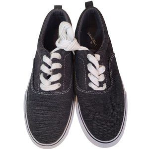 Universal Thread Womens Molly Lace Up Sneakers Black Size 7